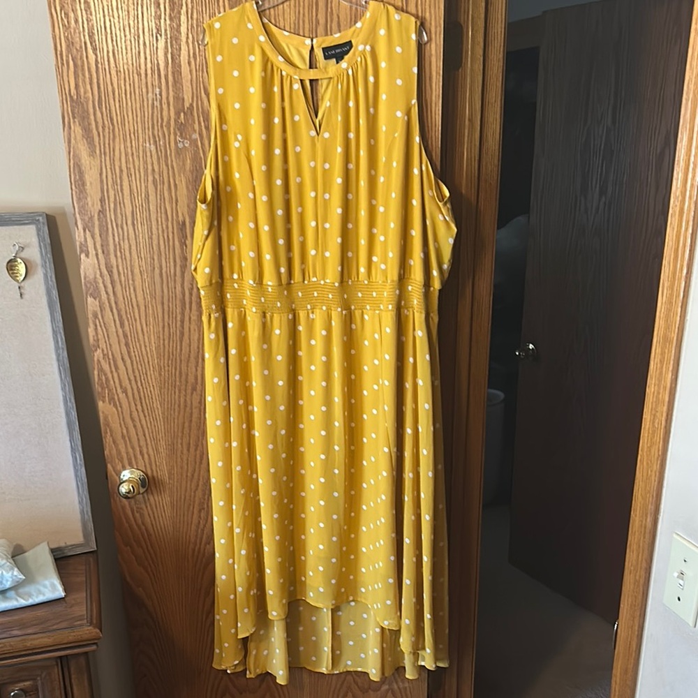 Lane Bryant Yellow High Low Sundress